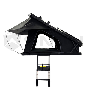 Tente de toit rigide SNDN 4x4 avec charnière en X et panneau solaire, tente de toit automatique légère en aluminium pour SUV - Product Image 3