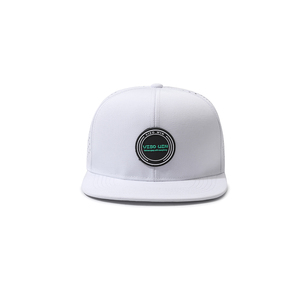 Cappello <span class=keywords><strong>Merlin</strong></span> Personalizzabile a 6 Pannelli in Nylon Bianco Perforato e Ventilato per Sport, Attività all'Aperto, Viaggi e Pesca - Product Image 2