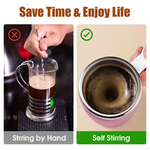 แก้วกาแฟกวนเองอัตโนมัติ รุ่นใหม่ปี 2024 แก้วกาแฟกวนแม่เหล็ก - Product Image 5