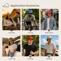 Casquette Trucker de Plage Tendance avec Logo Personnalisé, Visière Courbée en Mousse, Dos en Maille, Fermeture Snapback, 5 Panneaux, Couronne Haute, Réglable, Unisexe, Été