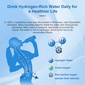 Oxyair Nhà Máy Giá Độ Tinh Khiết Cao 99.99% H2 Nước Giàu Máy 4000ppb Hydrogene Máy Phát Điện Nước Hộ Gia Đình <span class=keywords><strong>Hydrogen</strong></span> Máy Nước - Product Image 2