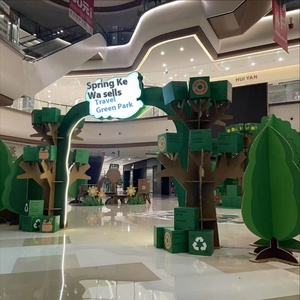 Thân thiện với môi có thể tái chế các tông sóng hiển thị đứng tùy chỉnh siêu triển lãm quảng cáo inflatables - Product Image 4