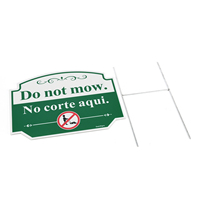 Panneaux publicitaires extérieurs en carton ondulé, feuilles de plastique PP creuses, enseignes de campagne immobilière, panneaux de cour avec logo personnalisé