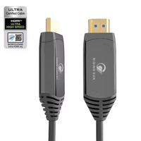 Câble HDMI Fibre Optique Ultra Haute Vitesse 4K 120Hz 8K 60Hz 48 Gbit/s Flexible AOC pour Ordinateur de Bureau