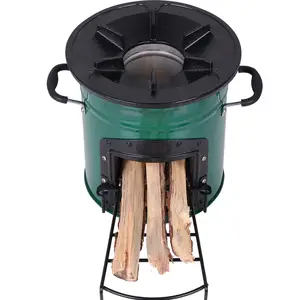 OEM Indoor Outdoor Mini Small Wood Burning Camping Wood Stove For Cooking