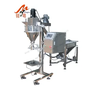 flour food packaging moringa powder bagger 2 to 1000g 200g 500g 1kg bottle auger filling machine equipment for business