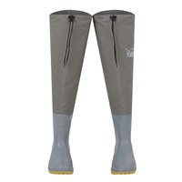 ALPINE GLOBE XY-004 Pantalon de pêche unisexe pour adulte, imperméable, motif uni, résistant à l'usure, en Taslan respirant, mi-corps