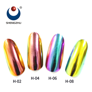 Chất lượng cao ma thuật Chrome gương sắc tố Nàng Tiên Cá cọ xát cho Nail gương sắc tố bột - Product Image 2