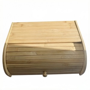 Caja de pan de bambú Zuozhi 40x25.5x15.5cm estilo cajón para almacenamiento en la cocina del hogar - Product Image 5