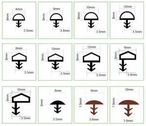אטם דלת עץ איכותי - PVC/אלסטומר רב צבעוני, אטימה הדוקה, אטום לאבק לחדרים נקיים - Product Image 5