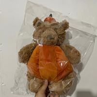 테디 베어 봉제 인형 대량 봉제 Peluche 드 플러시 저렴한 빅 사이즈 장난감 테디 베어 봉제 장난감 파티 바르셀로나 호박 테디 베어