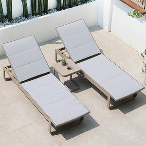 Patio Villa Loisirs <span class=keywords><strong>de</strong></span> plein air inclinable Hotel Resorts Piscine Table basse en alliage d'<span class=keywords><strong>aluminium</strong></span> Patio <span class=keywords><strong>Jardin</strong></span> Métal <span class=keywords><strong>Salon</strong></span> simple - Product Image 2