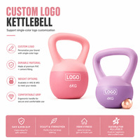 Kettlebell de PVC Suave para Mujeres y Hombres, Ejercicio en Casa, Moldeamiento de Cadera y Levantamiento de Pesas, Diseño Duradero