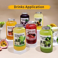 HENGZHI Groothandel Kant-en-klare Fruitthee Zakjes Fruitconcentraat Aroma's voor Restaurants Hotels Melkthee Boba Shops