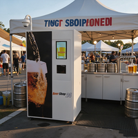Machine distributrice de bière artisanale à température numérique contrôlée par PLC, à remplissage automatique