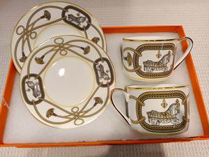 Tasse à café ronde en porcelaine fine de style européen, luxe léger, réutilisable, 220 ml, avec soucoupe, coffret cadeau d'affaires, Guangdong Chine - Product Image 4