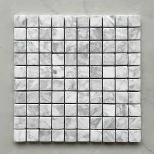 Foshan 30x30 정사각형 흰색 대리석 모자이크 타일 공급 업체