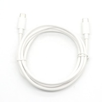 PD Cable USB de carga rápida Cable de cargador macho a macho tipo C para teléfono móvil