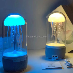 Jellyfish <span class=keywords><strong>Lava</strong></span> Light Up Lamp Speaker Portable Color Changing Speaker Box Best Loud BT Speaker para niños - Product Image 6