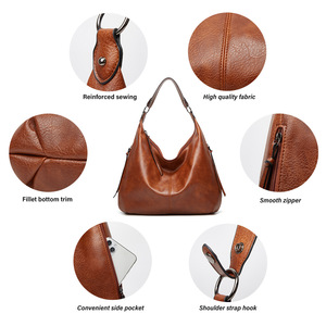 Women <b>Large</b> Leather Handbag Satchel Shoulder Messenger Tote <b>Purse</b> Crossbody Bag Rohorse - Product Image 5