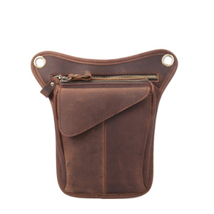 Vintage <span class=keywords><strong>En</strong></span> <span class=keywords><strong>Cuir</strong></span> véritable Sac <span class=keywords><strong>Banane</strong></span> Pour Les Hommes <span class=keywords><strong>En</strong></span> Cours D'exécution Ceinture Petit Étui Pour Téléphone - Product Image 5