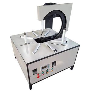 Vertical Tire Tube Film <b>Wrap</b> Machine /full Auto and Semi Auto <b>Plastic</b> Pipe Film Coil Packing Machine - Product Image 2