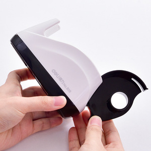 Deli Tape Dispenser 123x57x65mm Plastic With Stainless Steel Cutter For Office And Home Use - Product Image 3