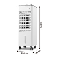 Ventilateur de refroidissement évaporatif industriel transfrontalier pour usage domestique, alimenté en courant alternatif 220V, avec fonction d'ajout d'eau, vente en gros disponible