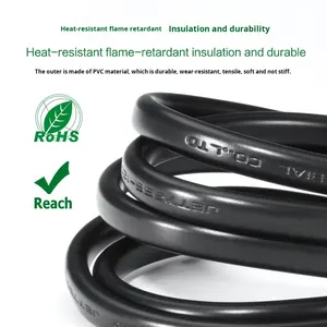 Venta directa de fábrica Cable de alimentación del proyector de <span class=keywords><strong>TV</strong></span> de audio de cobre puro Estándar nacional Figura doblada de dos puntas-<span class=keywords><strong>Ocho</strong></span> extremo trasero C7 IP11 - Product Image 4