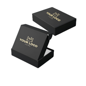 Printed Matte Black Corrugated Cardboard Paper <b>Packaging</b> Mailer Shipping <b>Box</b> With Customized Logo Size for <b>Small</b> Business - Product Image 4