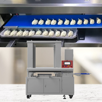 Machine d'alignement de plateaux alimentaires pour la cuisine, facile à utiliser, pour Siomai, Baozi, Gyoza, Maamoul, Mooncake, directement des fabricants