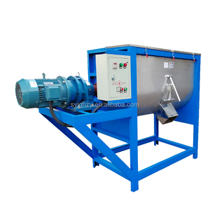 Mélangeur horizontal pour poudres sèches alimentaires et chimiques, en acier inoxydable, surface de <span class=keywords><strong>contact</strong></span> avec les matériaux, capacité 300 kg - Product Image 6