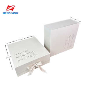 Luxury Beige Custom Size Gift <b>Box</b> for Underwear Furs Baby Clothes Shoes-3mm Thickness Gold Stamping Logo Socks Shirts Garments - Product Image 2