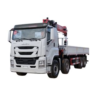 รถบรรทุกติดเครน ISUZU FTR 16 ตัน 8x4 GIGA บูมตรง ยกไฮดรอลิก ขายตรงจากโรงงาน - Product Image 1