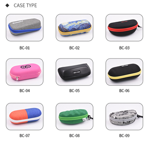 Bestpackaging Trọng lượng nhẹ tái chế cảm thấy EVA kính trường hợp tùy chỉnh quang học trường hợp kính mát EVA Eyewear Trường hợp với vòng lặp đàn hồi - Product Image 4