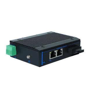 ตัวแปลงสัญญาณอีเธอร์เน็ต SFP เป็น RJ45 สำหรับอุตสาหกรรม ขายดี 10/100Mbps 2 พอร์ตเครือข่าย 1 SFP ติดตั้งบนราง DIN รองรับ POE ตัวรับส่งสัญญาณไฟเบอร์ - Product Image 3