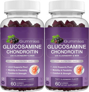Eklem ve bağışıklık desteği yetişkinler için Elderberry 1500mg Glucosamine kondroitin tabletler ile ekstra güç MSM Gummies - Product Image 3
