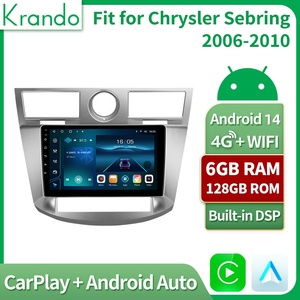 Krando Radio de coche de 9 pulgadas para Chrysler Sebring 2006-2010 <span class=keywords><strong>Android</strong></span> Multimedia navegación GPS inalámbrico CarPlay <span class=keywords><strong>Android</strong></span> Auto 4G - Product Image 3