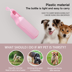 Taza de agua portátil para mascotas, botella de agua plegable para perro, alimentador de agua potable para perro al aire libre, venta al por mayor de fábrica - Product Image 6