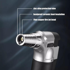 High Temperature Blue Flame Jet Gun Gas Welding Kitchen Outdoor Barbecue Inflatable <strong>Torch</strong> <strong>Lighter</strong> - Product Image 3