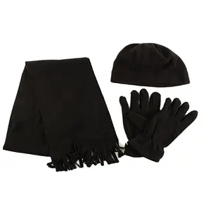 ชุดหมวกและผ้าพันคอ3ชิ้นฤดูหนาว2021,หมวกบีนนี่ชุดของขวัญ