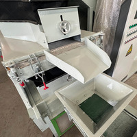 Séparateur de déchets électroniques et informatiques non métalliques et de ferraille par flux d'air, classificateur de densité par gravité spécifique
