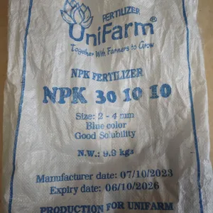 農業npk肥料npk 15/15/15大量在庫OEM販売高含有量青色npk複合肥料