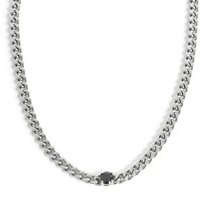 Collar Personalizado con Colgante de Cadena Gruesa de Acero Inoxidable Chapado en Oro Cubano, Joyería Hip Hop - Product Image 1