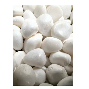 Cailloux polis neige blanc galets pierres en plein air <span class=keywords><strong>pas</strong></span> <span class=keywords><strong>cher</strong></span> 20-30mm blanc pierre naturelle conception graphique échantillon gratuit disponible CN;JIA - Product Image 1