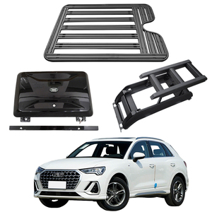 Barres <span class=keywords><strong>de</strong></span> <span class=keywords><strong>toit</strong></span> en aluminium <span class=keywords><strong>de</strong></span> qualité supérieure avec échelle latérale et boîte latérale pour <span class=keywords><strong>Audi</strong></span> <span class=keywords><strong>Q3</strong></span> 2019-2024 2025+ - Product Image 1