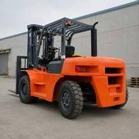 Chariot élévateur diesel 3 tonnes Capacité de charge 3000 kg avec moteur Isuzu 4 cylindres Transmission hydraulique Mât standard Hauteur de levage 3 m