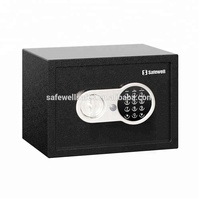 Safewell Digitaler Elektronischer Safe mit Tastenfeld-Schloss Kleiner Sicherheitstresor aus Stahl für Zuhause Büro Hotel Bargeld Schmuck und Dokumente