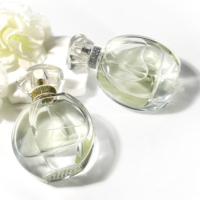 Bouteille de parfum de luxe transparente conteneur cosmétique 30ml 50ml 100ml atomiseur de pulvérisation bouteille de parfum vide