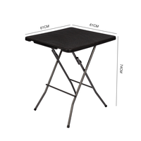 Offre Spéciale : Ensemble Table et Chaises Pliables en Plastique Style Européen Moderne pour Extérieur, Idéal pour Parcs et Villas